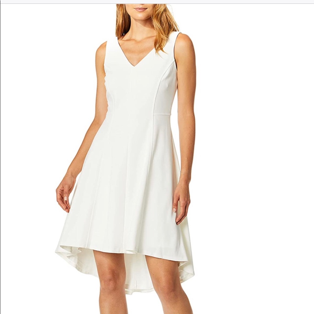 🤍DKNY Classic White Dress